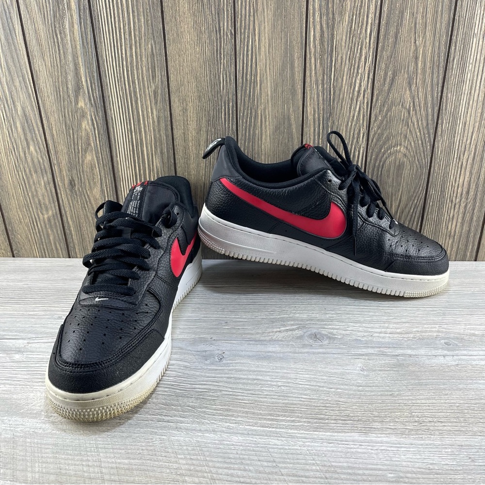 Nike Air Force 1 AF1 Utility “BRED” Black Red CW7579-001 Men’s Size: 12